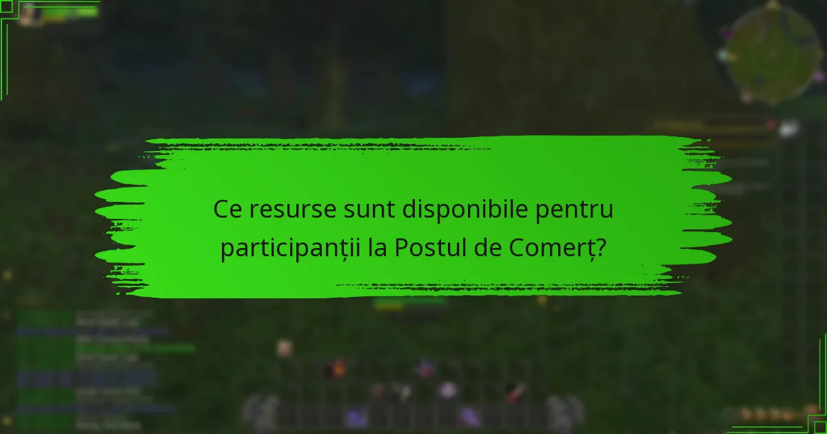 Cum pot jucătorii să își împărtășească experiențele în Postul de Comerț?