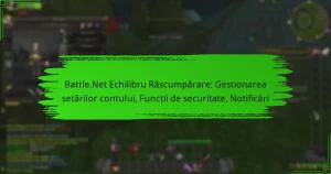Battle.Net Echilibru Răscumpărare: Gestionarea setărilor contului, Funcții de securitate, Notificări