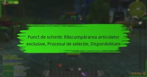 Punct de schimb: Răscumpărarea articolelor exclusive, Procesul de selecție, Disponibilitate